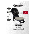 gözdehome Füme Erato Taş Tabanlı Lahmacun Makinesi, Pizza Makinesi Taş Fırın
