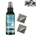 Gözlük camı onarım spreyi, gözlük temizleyici sprey, temizleme spreyi, çizik giderici, lens temizleme, sprey temizleme aletleri, gözlük, gözlük temizleme spreyi, gözlük temizleme klipsi dahil