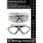 #Gözlük Çocuk Yetişkin Konforlu Su Geçirmez Buğu Önleyici Ayarlanabilir Kayış Şık Yüzücü Gözlüğü