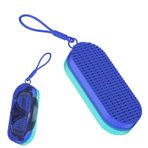 Gözlük Kılıfı - Yüzme Gözlüğü Koruyucu Kılıf | Drenaj Deliği Düzenleyici Saklama Kutusu Güneş Gözlüğü için Kordonlu Açık Hava Spor Salonu Plaj Sporcuları Erkek Spor Severler, mavi, Refer to