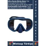#Gözlük Konforlu Sızdırmaz Buğu Önleyici Ultra Geniş Görüş Ayarlanabilir Deniz Dalış Yüzücü Maskesi