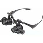 Gözlük Modeli 10X 15X 20X 25X Lens,2led Işıklı,büyüteç - Renkli
