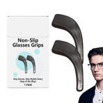Gözlük Tutucular, Kaymaz Gözlük Kulak Sapları Kancası - 1 Çift Gözlük Kaymaz Kanca Tutucular,Gözlük Tapınağı İpuçları Gözlük, Güneş Gözlüğü, Gözlük, Okuma Gözlüğü için Kol Tutucu