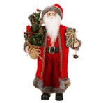 Gözlüklü Noel Baba Dekoratif Biblo 47,5 cm