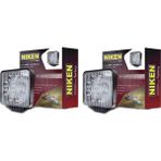 Gözpar Oto Niken 9 LED Kare Off Road Sis Farı Çalışma Lambası 2 Adet 12-24V