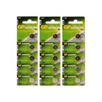 GP 15 Adet 189 V10ga Alkaline Lr54 Ag10 Sr Lr 1130 5'li Düğme Pil(TERAZİ-SAAT-BASKÜL PİLİ)