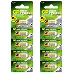 GP 23 AE 12 V Yüksek gerilim Alkaline pil 10 PCS GP