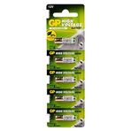 Gp 27a 12 Volt Ince Garaj Kepenk Araç Kumanda Alarm Pili 5'li Paket - 1 Kart 5 Beş Adet