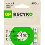 GP 2X 950 MAH Şarj Edilebilir AAA Boy Ince Pil