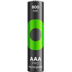 Gp 4X 800 MAH Recyko Pro Şarj Edilebilir AAA Pil Siyah