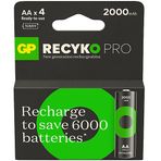 GP 4x2000 Mah Recyko Pro Şarj Edilebilir Aa Boy Kalem Pil