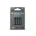 Gp Aaa 800 Mah Şarjlı İnce Kalem Pil 4'Lü Paket Recyko