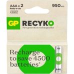 Gp Aaa 950 Mah Şarjlı Ince Kalem Pil 2'li Paket GP100AAHCEMTR-2GB - 2 Adet