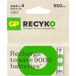 Gp Aaa 950 Mah Şarjlı İnce Kalem Pil 4 Lü Paket Gp100Aahcemtr-4Lü - 001-Renkli