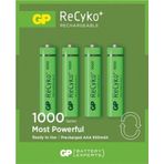 Gp Aaa 950 Mah Şarjlı İnce Kalem Pil 4'lü Paket