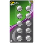 Gp Batteries Extra Cr2450 Lityum Düğme Pil, 3 Volt, 10'lu Kart