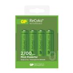 GP Batteries Gp Aa 2600 Mah Şarjlı Kalem Pil 4'lü Paket Gp270aahcemtr