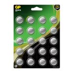 GP Batteries GP CR2016 3V Lityum Düğme Pil 20'li Kart (20 adet pil)