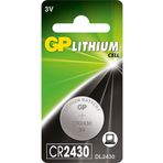 GP Batteries Gp Cr2430-u1 3v Lityum Düğme Pil Tekli Paket