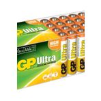 GP Batteries Gp G-tech Lr03 Aaa Boy Ultra Alkalin Ince Kalem Pil 40'lı Paket Gp24aut-2b40
