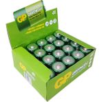 GP Batteries GP13G 20'li Greencell R20P-1250-D Boy Kalın Pil