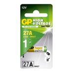 Gp Batteries Gp27A Süper Alkalin 27A/Mn27 Boy Pil, 12 Volt, Tekli Kart