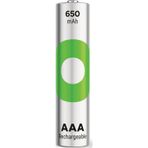 GP Batteries ReCyko 650 1.2 V AAA Ni-Mh İnce Kalem Şarjlı Pil 4’lü Kart