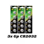 Gp Cr 2032 3v Düğme Pil 15'li