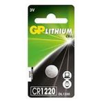 GP CR1220-U1 3V Tekli Paket Lityum Düğme Pil