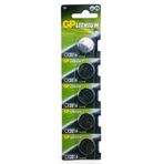 GP CR2016 5 Adet 3V Lithium Para Pil