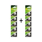 GP CR2032 3V Lityum Pil 5'li Paket 2 Adet Erpilsan Elektronik - 10 Adet