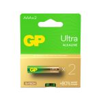 Gp G-Tech Ultra Alkalin Ince Lr03 - Aaa Boy 1.5V Pil 2'Li Kart