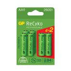 GP GP270AAHCE4 2-2EB6 ReCyko Şarj Edilebilir AA 6'lı Kalem Pil