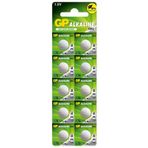 Gp Gpa76-2c10 Lr44 Ag13 Alkalin Düğme Pil 10'lu Paket