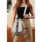 Gp Gues Polo Just Polo Kadın Sırt ve Omuz Çantası EBAT:27X30 cm - 27 x 30 cm - Bej