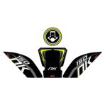 GP Kompozit CF Moto 150 NK 2016-2022 Uyumlu Tank Pad Seti Siyah-Sarı