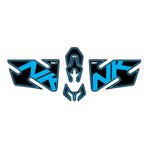 GP Kompozit CF Moto 250 NK 2018-2022 Uyumlu Tank Pad Turkuaz