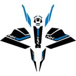 Gp Kompozit Cf Moto 250 Nk 2023-2024 Uyumlu Full Pad Seti Mavi