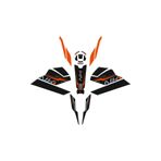 Gp Kompozit Cf Moto 250 Nk 2023-2024 Uyumlu Full Pad Seti Turuncu