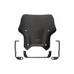 GP Kompozit CF Moto 250 NK 2023-2024 Uyumlu Spor Ön Cam Siyah - 33 cm