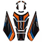 Gp Kompozit Cf Moto 250 Sr 2020 -2024 Uyumlu Tankpad Seti Turuncu - Mavi