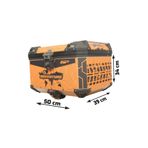 GP KOMPOZİT DSN03 Universal 45 lt Desenli Alüminyum Motosiklet Çantası
