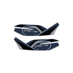 GP KOMPOZİT GP Kompozit Honda PCX 125 2021-2024 Uyumlu Yan Alt Ayak Pad Mavi