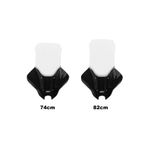 GP KOMPOZİT GP Kompozit Yamaha NMAX 125 / 155 2025 Uyumlu Elcikli Tur Camı Şeffaf 82 cm