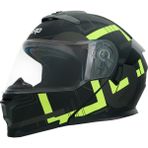 Gp Kompozit Gp Nero MKS004-MBA1Y Güneş Vizörlü Şeffaf Çene Açılır Motosiklet Kaskı - Çok Renkli