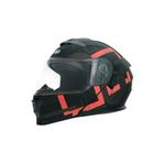 GP KOMPOZİT GP NERO MKS004-MBA3R Güneş Vizörlü Şeffaf Çene Açılır Motosiklet Kaskı