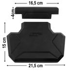GP Kompozit Universal 21X20cm Alüminyum Çanta Pedi Siyah