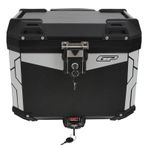 GP Kompozit Universal 37 lt Alüminyum Motosiklet Çantası Siyah