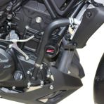 Gp Kompozit Yamaha Mt-25 2015-2023 Uyumlu Motor Koruma Takozu Siyah