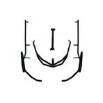 GP Kompozit Yamaha NMAX 125 / 155 2021-2024 Uyumlu Motor Koruma Demiri Siyah